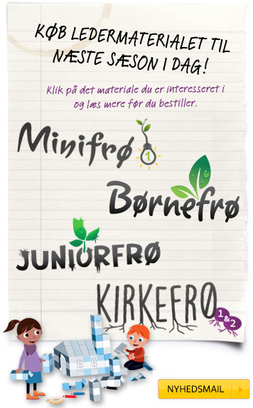 Materialer til at lave kirke for børn